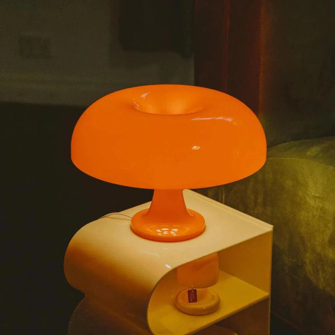 Puffball Modern Mushroom Lamp - Bold Design with Warm Glow