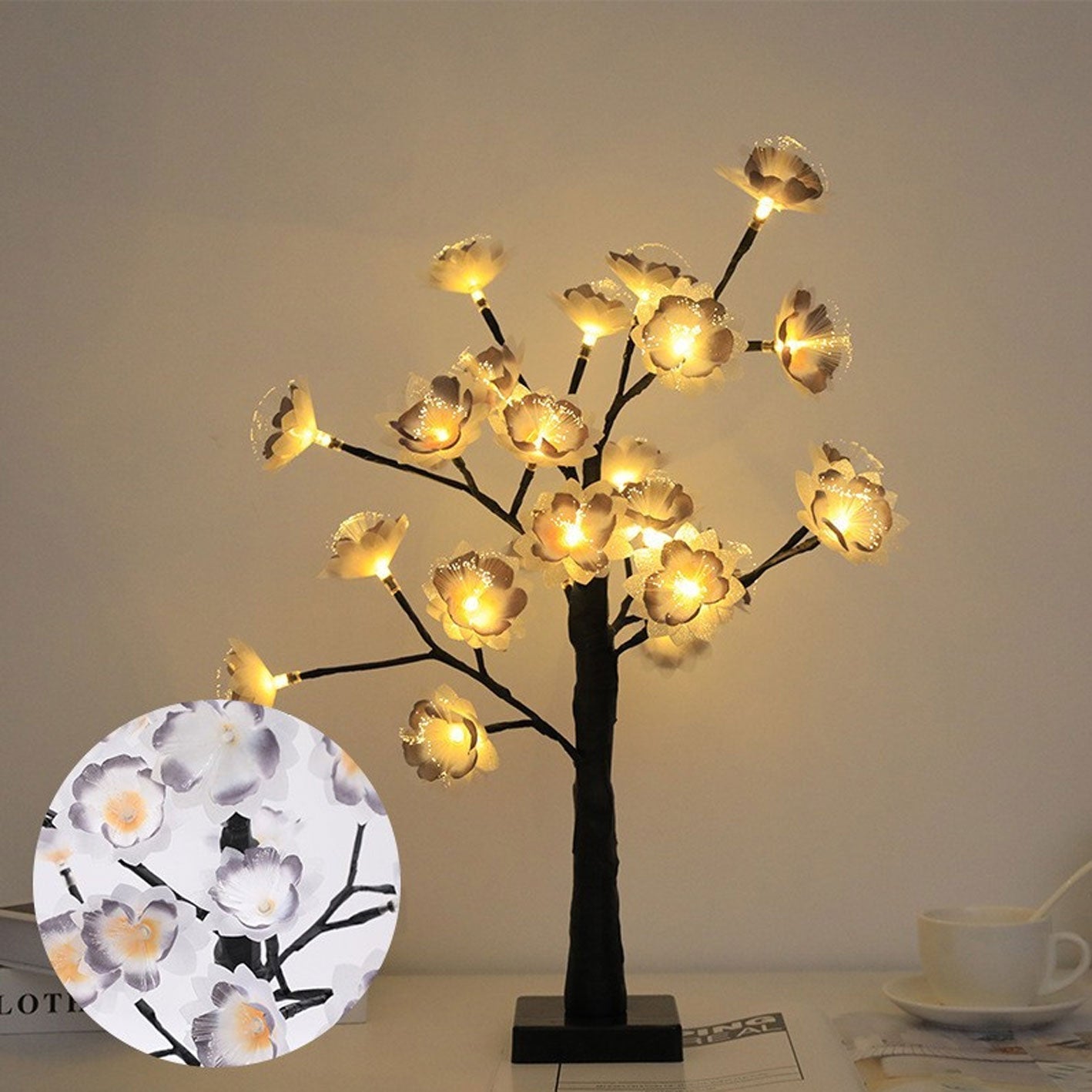 Kreative Simulation Tree Light LED Decorative Table Lamp
