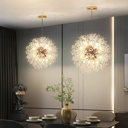 Luxury Crystal Chandelier LED Pendant Light - Modern Design