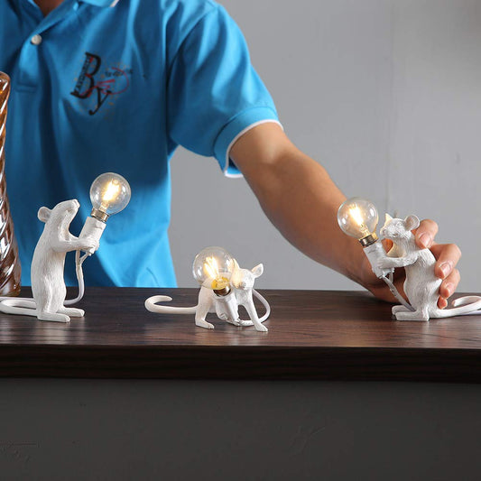 Royallure Art Deco LED Mouse Desk Lamp - Playful Lighting