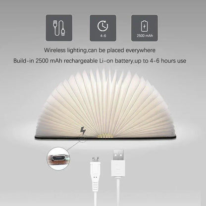 Frendorf Books Lamp LED Rechargeable Dimmable Light