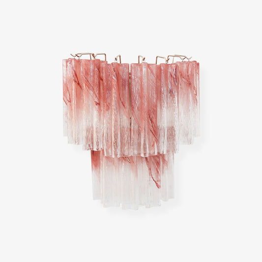Rosalia Murano Wall Light - Pink Glass LED Indoor Fixture