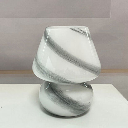 Kreative Handcrafted Glass Planet Design Mushroom Table Lamp
