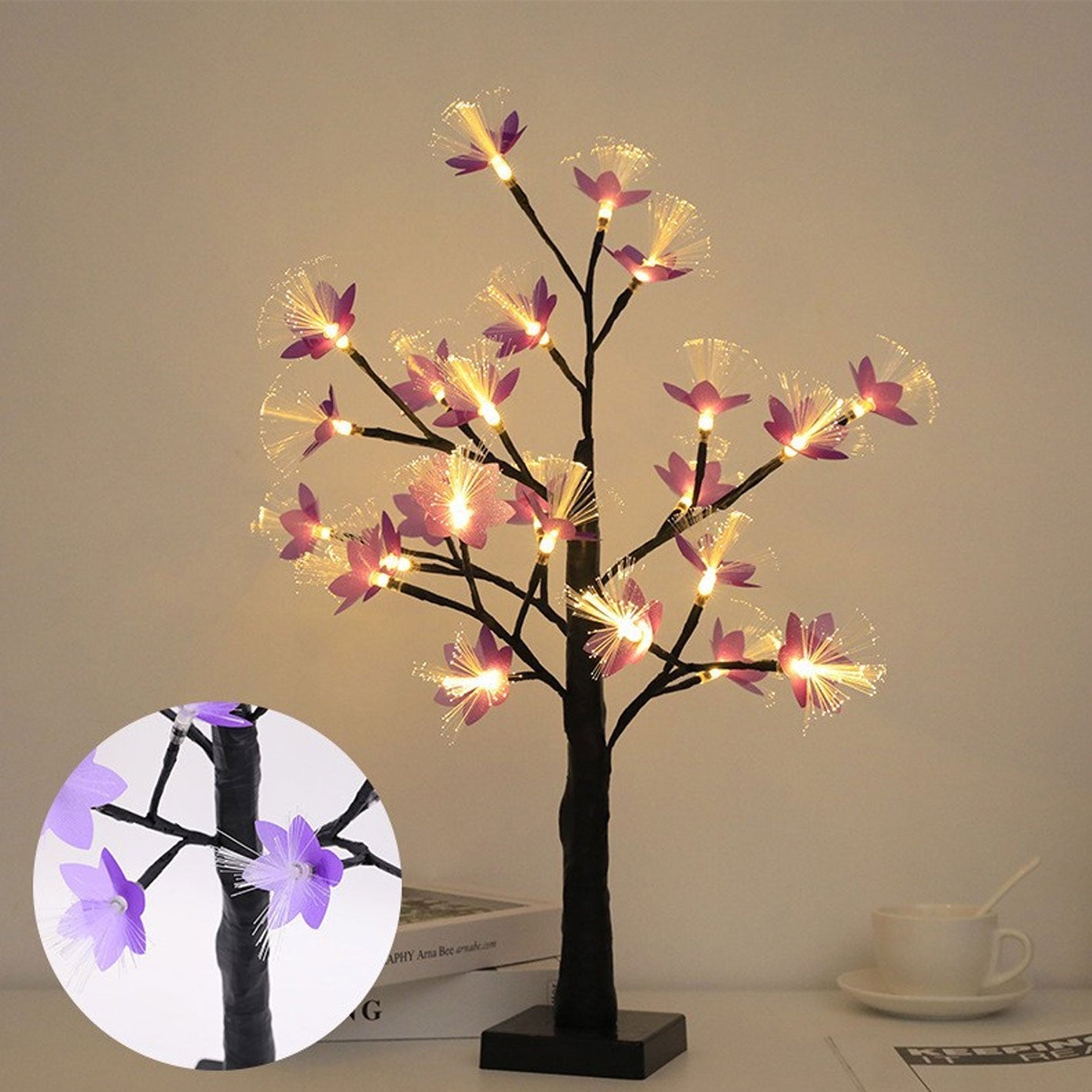 Kreative Simulation Tree Light LED Decorative Table Lamp