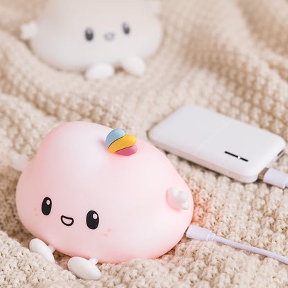 Modern Silicone Creative Cloud Design LED Night Light Lamp