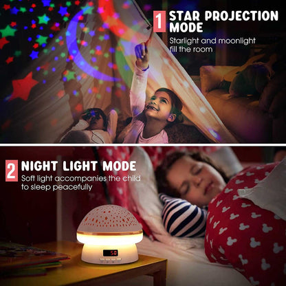 Kids LED Star Projector Night Light with Remote, Gifts for 3-10 Year Old Girls, Pink Room Decoration, Timer Function
