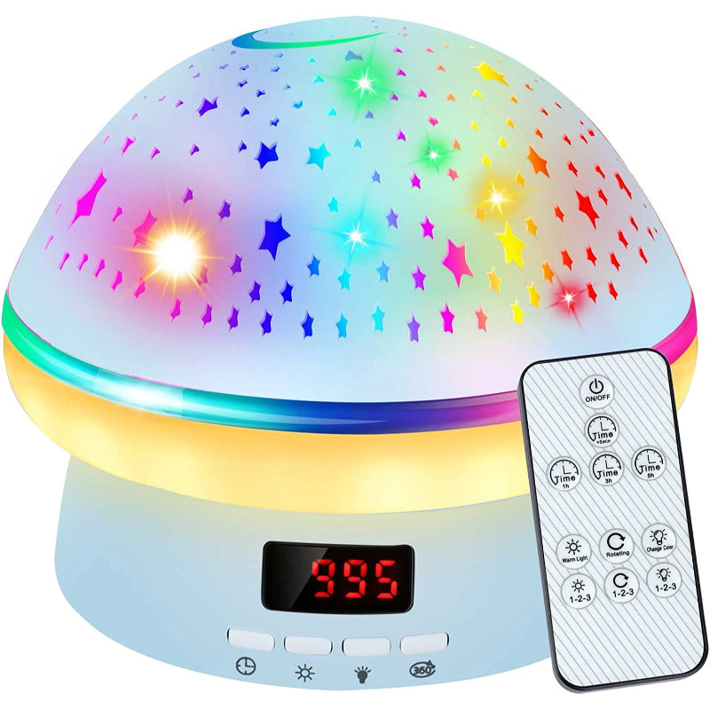 Kids LED Star Projector Night Light with Remote, Gifts for 3-10 Year Old Girls, Pink Room Decoration, Timer Function