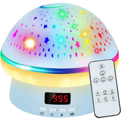 Kids LED Star Projector Night Light with Remote, Gifts for 3-10 Year Old Girls, Pink Room Decoration, Timer Function