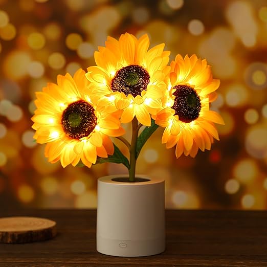 Frendorf Sunflower Lamp LED Flower Decorative Light