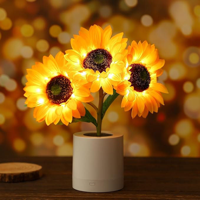 Frendorf Sunflower Lamp LED Flower Decorative Light