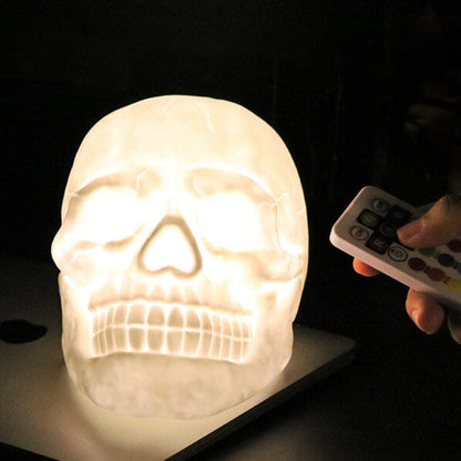 Skull RGB LED Table Lamp - Modern Decorative Light