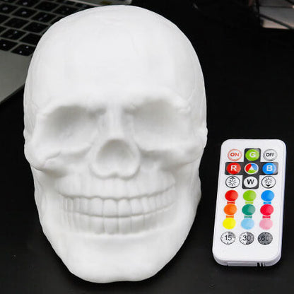 Skull RGB LED Table Lamp - Modern Decorative Light