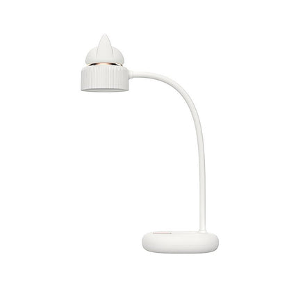 White/Pink/Green Cat Rotating Kids Table Lamp USB LED Rechargeable