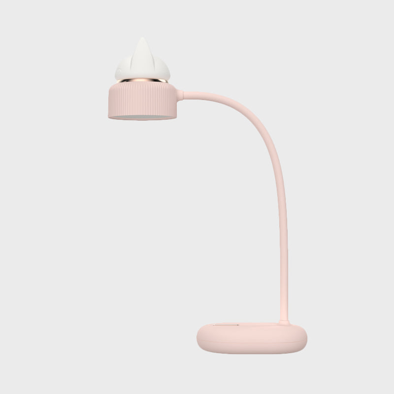 White/Pink/Green Cat Rotating Kids Table Lamp USB LED Rechargeable