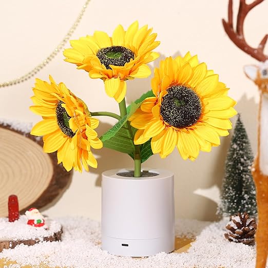 Frendorf Sunflower Lamp LED Flower Decorative Light