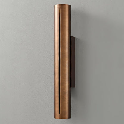 Aria Cylinder Wall Light LED Indoor Brass Fixture