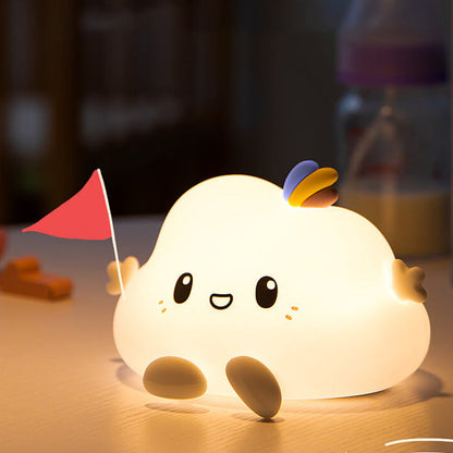 Modern Silicone Creative Cloud Design LED Night Light Lamp