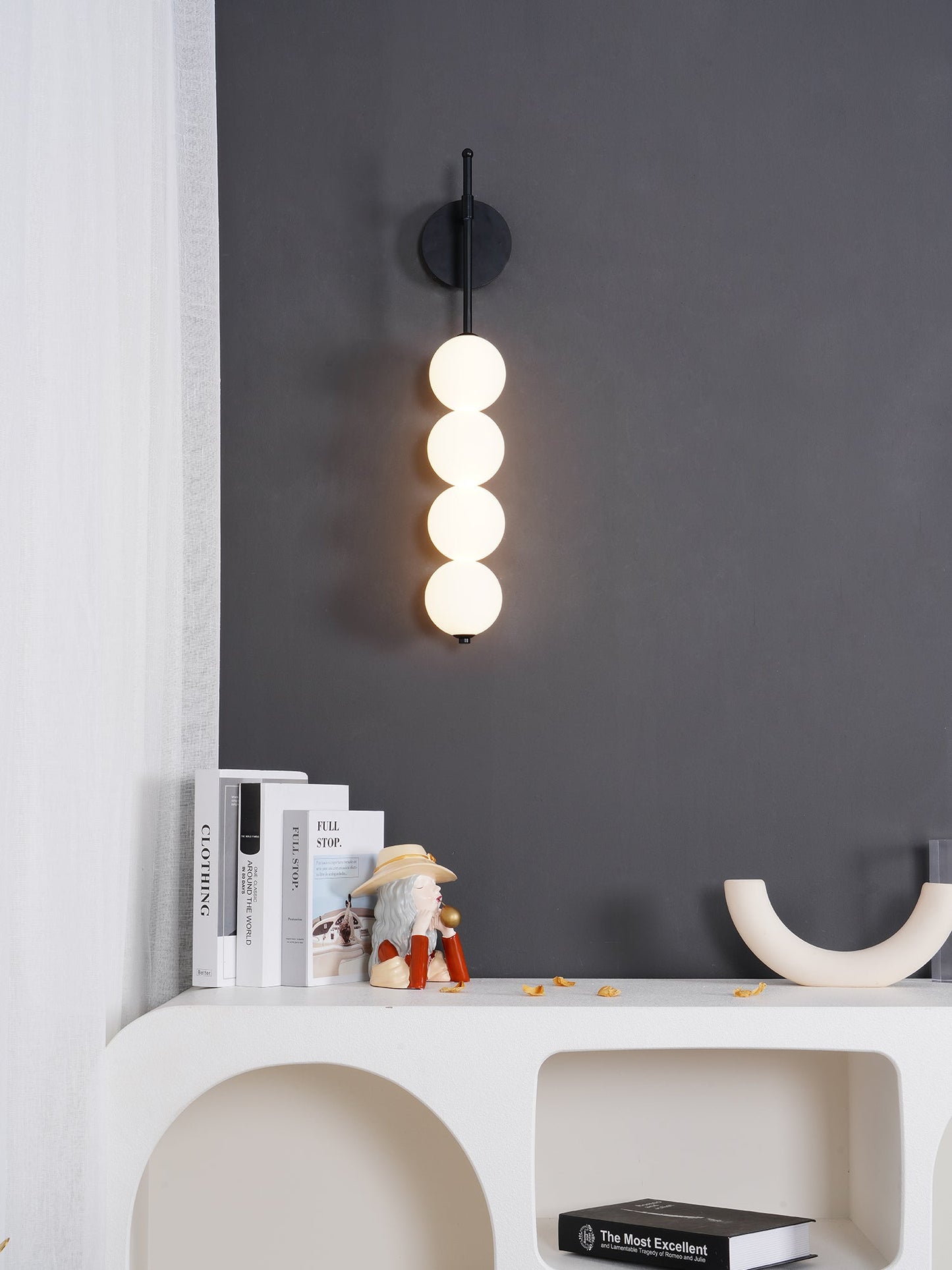 Abacus Wall Lamp - Modern LED Fixture for Indoor Spaces