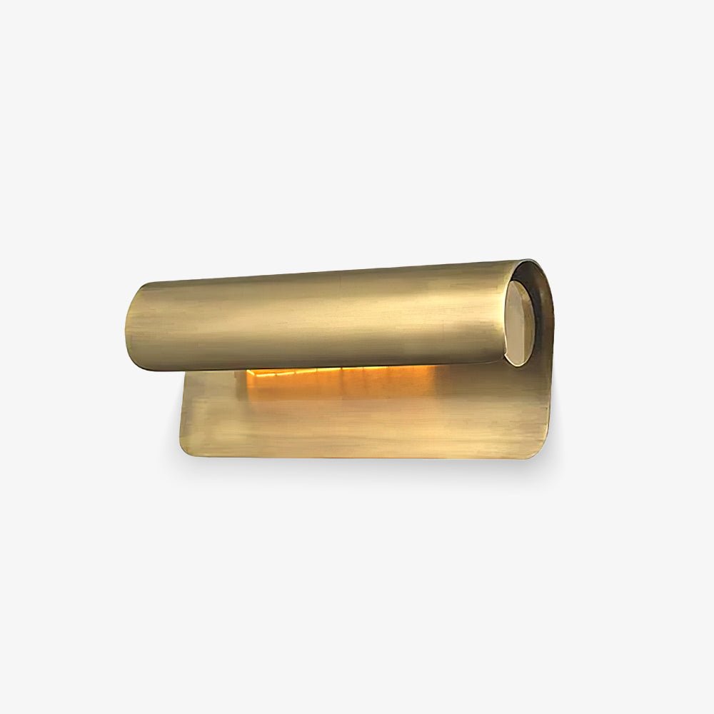 Accord Wall Sconce LED Light Brushed Brass Indoor Pair