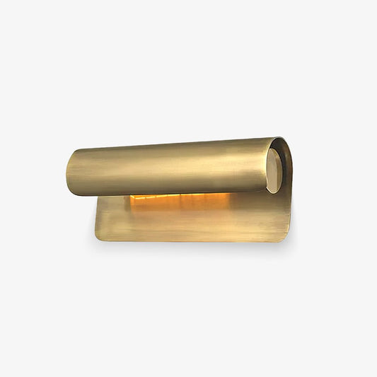 Accord Wall Sconce LED Light Brushed Brass Indoor Pair