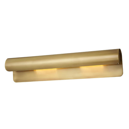 Accord Wall Sconce LED Light Brushed Brass Indoor Pair