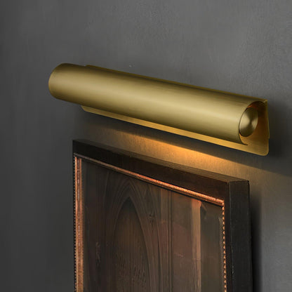 Accord Wall Sconce LED Light Brushed Brass Indoor Pair