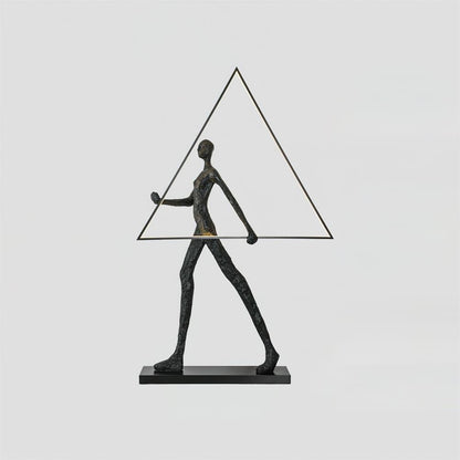 Aeon Sculpture Floor Lamp with Integrated LED, Modern Design