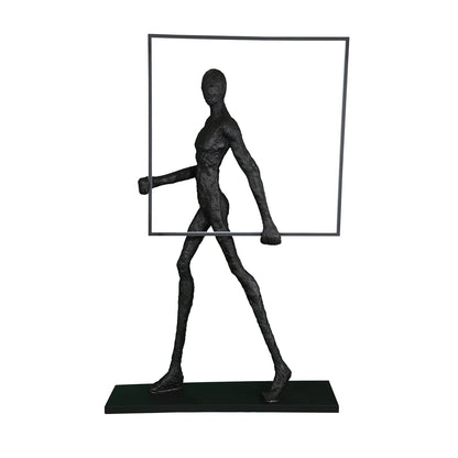 Aeon Sculpture Floor Lamp with Integrated LED, Modern Design