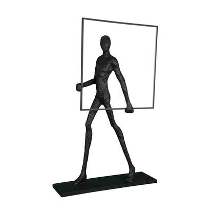 Aeon Sculpture Floor Lamp with Integrated LED, Modern Design