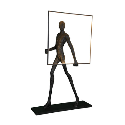 Aeon Sculpture Floor Lamp with Integrated LED, Modern Design