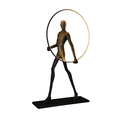 Aeon Sculpture Floor Lamp with Integrated LED, Modern Design