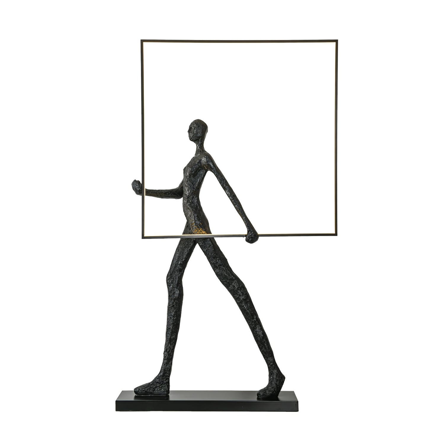 Aeon Sculpture Floor Lamp with Integrated LED, Modern Design