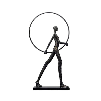 Aeon Sculpture Floor Lamp with Integrated LED, Modern Design