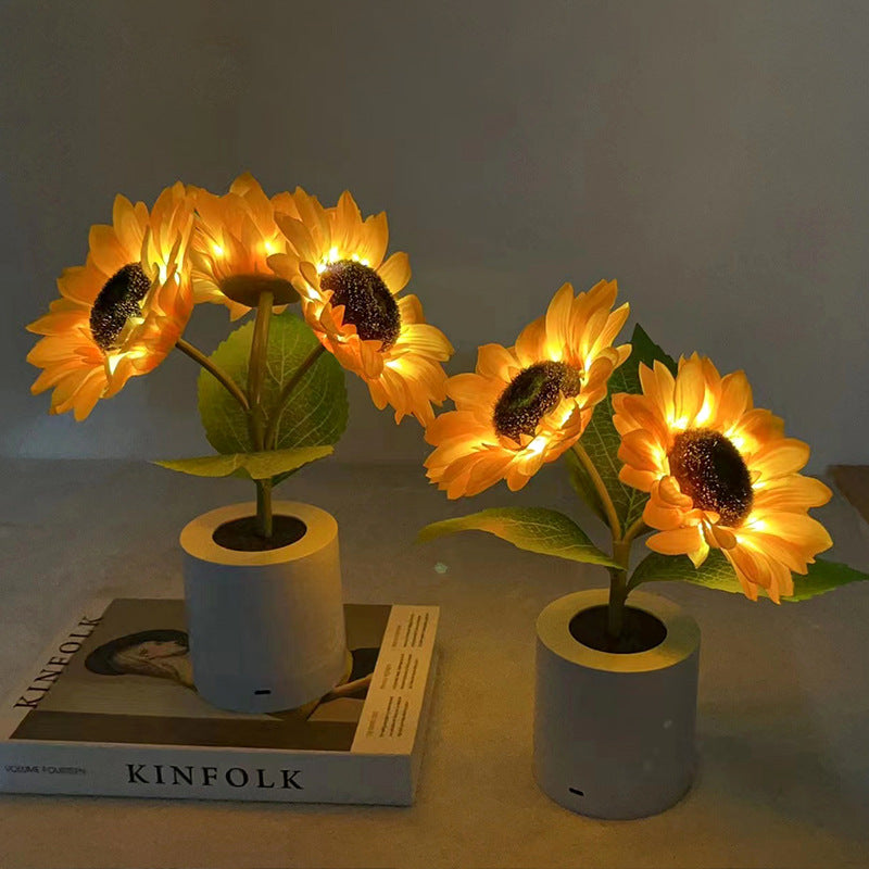 Frendorf Sunflower Lamp LED Flower Decorative Light