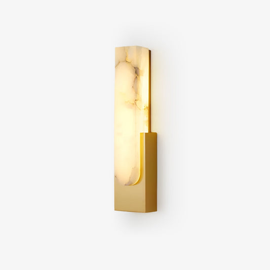 Agatha Alabaster Wall Lamp with Integrated LED Lighting