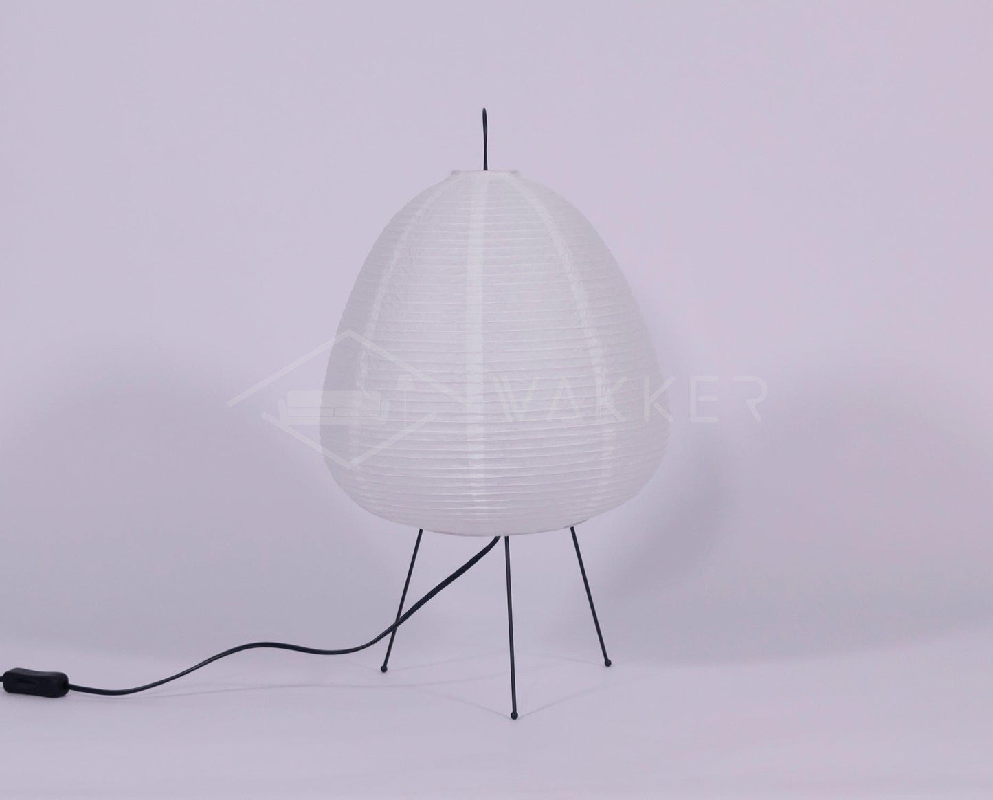 Paper Table Lamp with LED, Japanese Design, E26/E27