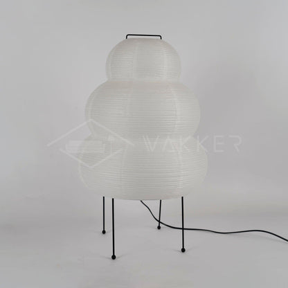 Papier Tischlampe - Japanese Style LED Table Lamp, Elegant Design