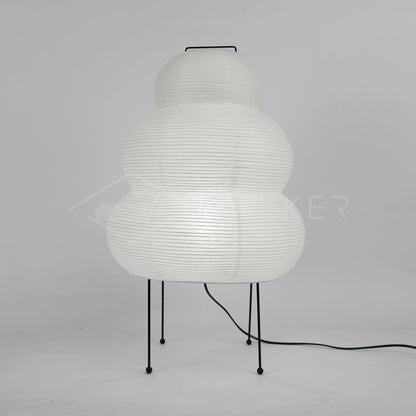 Papier Tischlampe - Japanese Style LED Table Lamp, Elegant Design