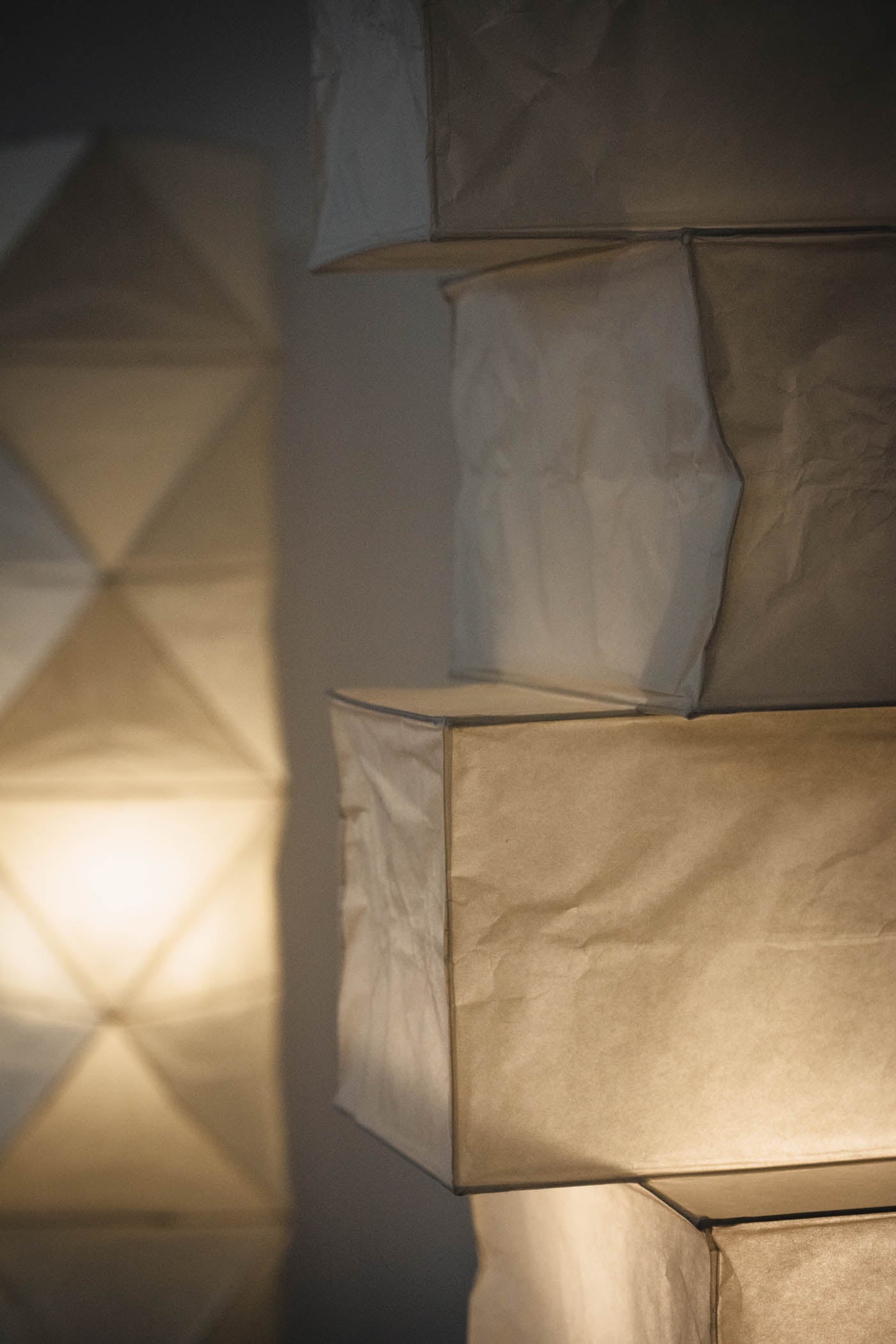 Lana Stacked Floor Lamp - Modern LED Lighting, White Shade