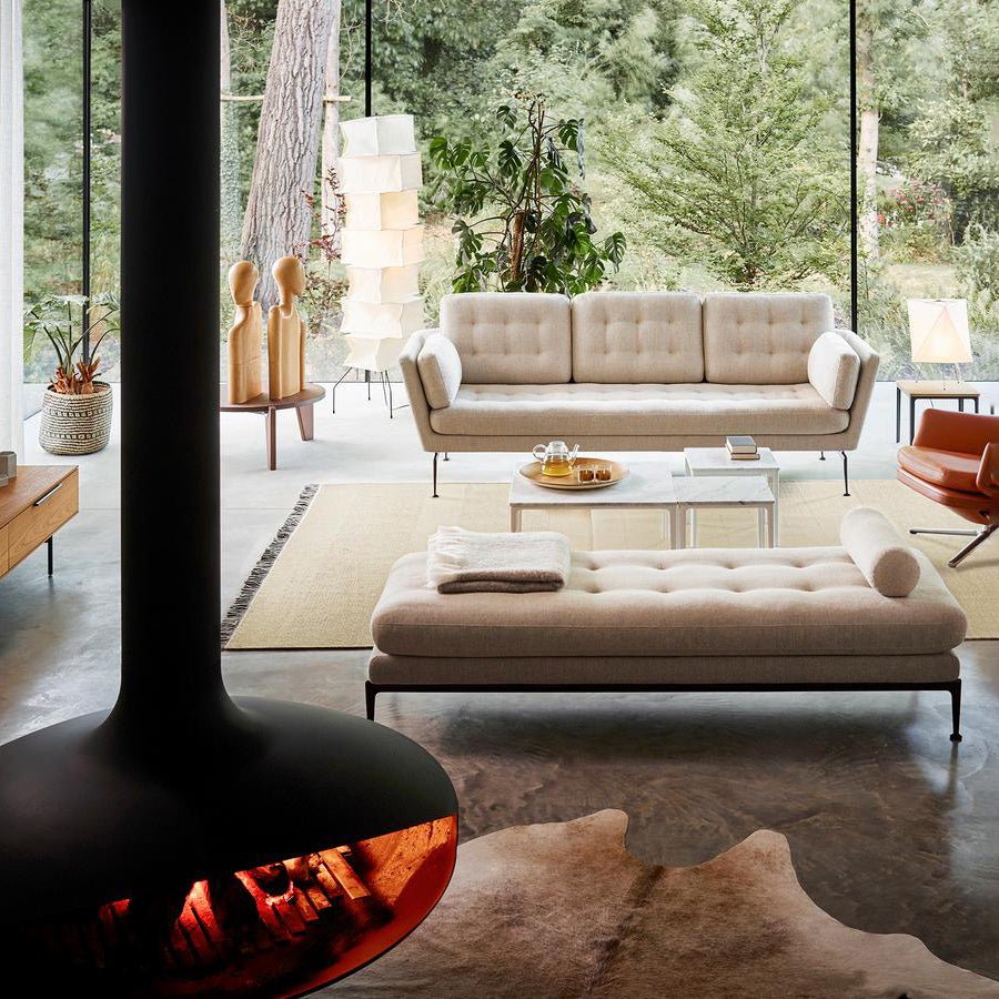 Lana Stacked Floor Lamp - Modern LED Lighting, White Shade