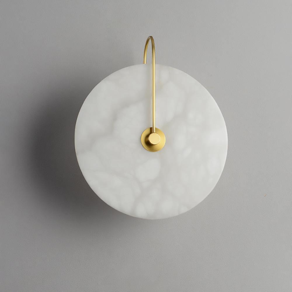 Alabaster LED Wall Lamp - Dimmable, Modern Design, Indoor
