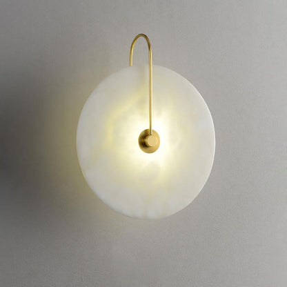 Alabaster LED Wall Lamp - Dimmable, Modern Design, Indoor