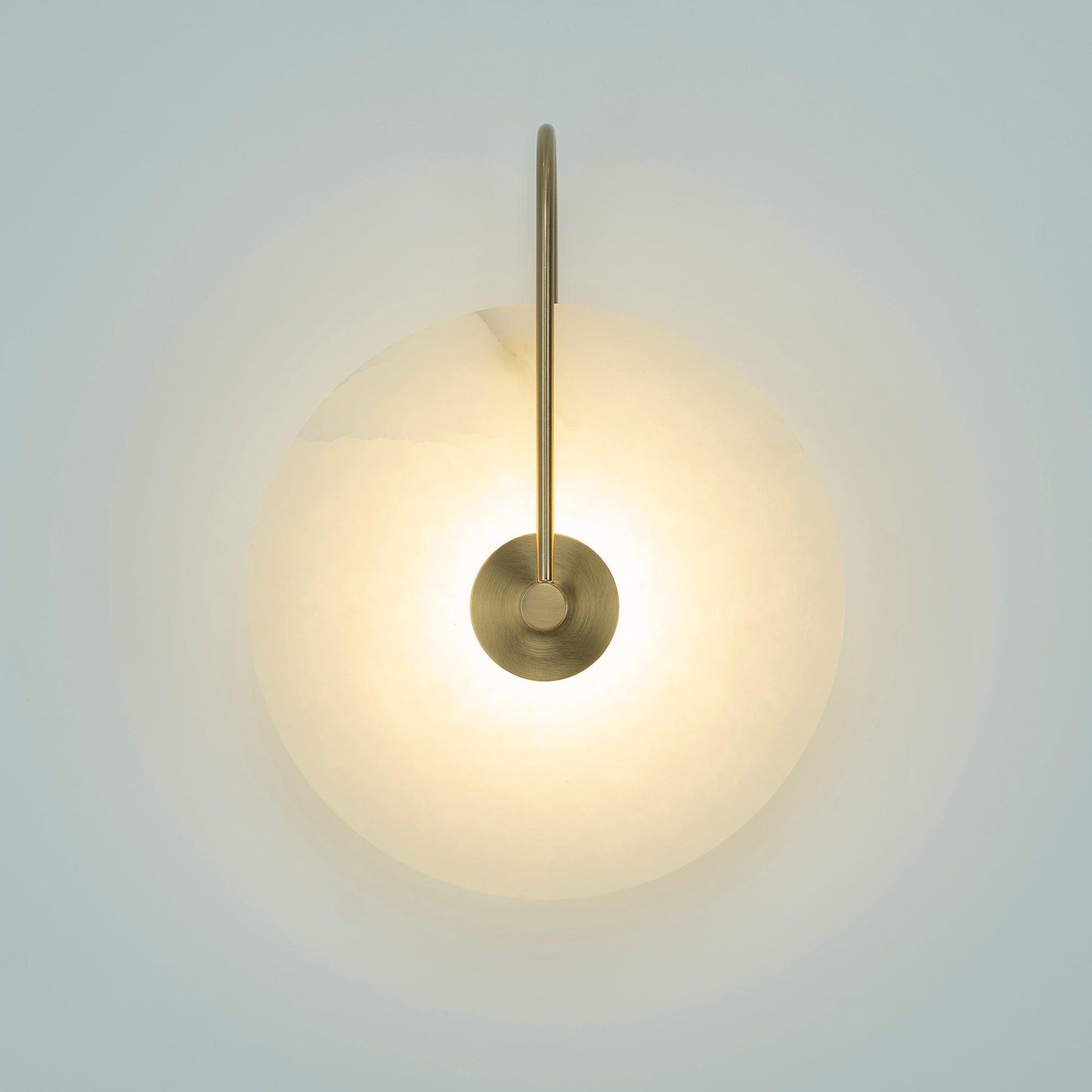 Alabaster LED Wall Lamp - Dimmable, Modern Design, Indoor
