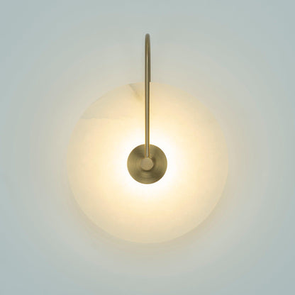 Alabaster LED Wall Lamp - Dimmable, Modern Design, Indoor