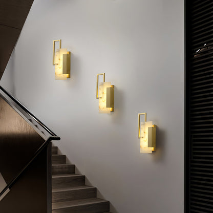 Althea Alabaster Wall Sconce - LED Indoor Wall Light