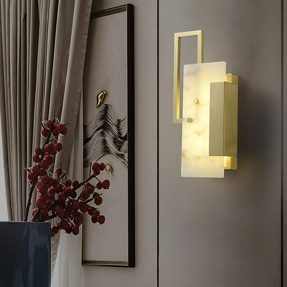 Althea Alabaster Wall Sconce - LED Indoor Wall Light