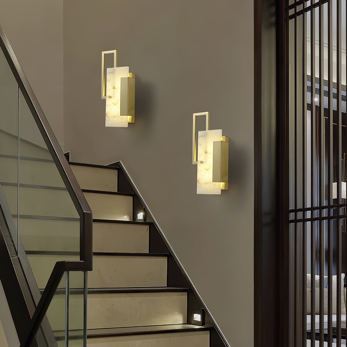 Althea Alabaster Wall Sconce - LED Indoor Wall Light