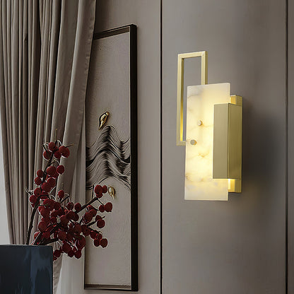 Althea Alabaster Wall Sconce - LED Indoor Wall Light