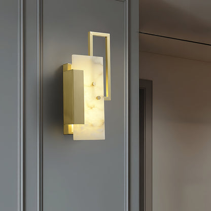 Althea Alabaster Wall Sconce - LED Indoor Wall Light