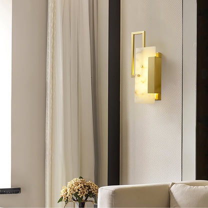 Althea Alabaster Wall Sconce - LED Indoor Wall Light
